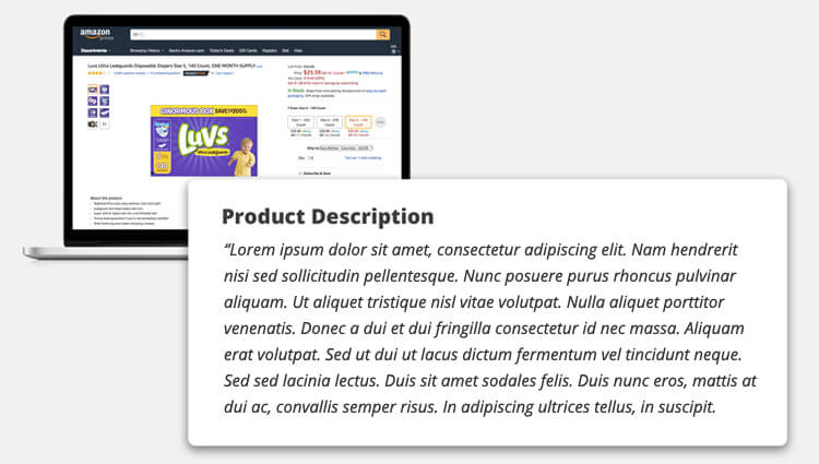 Product Description Writing Service